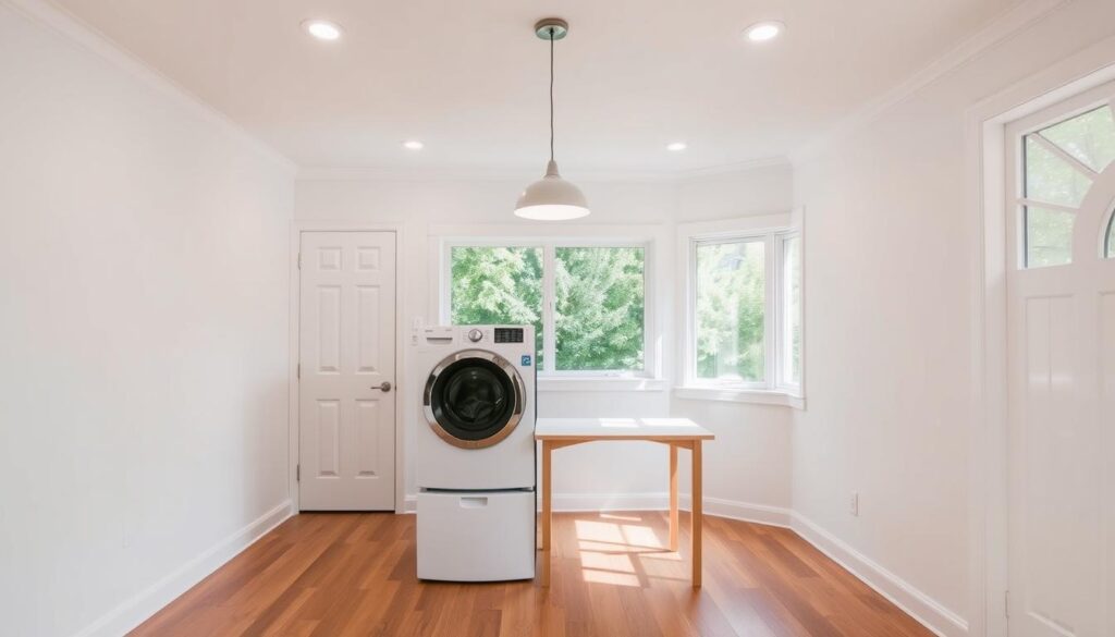 assessing laundry lighting needs