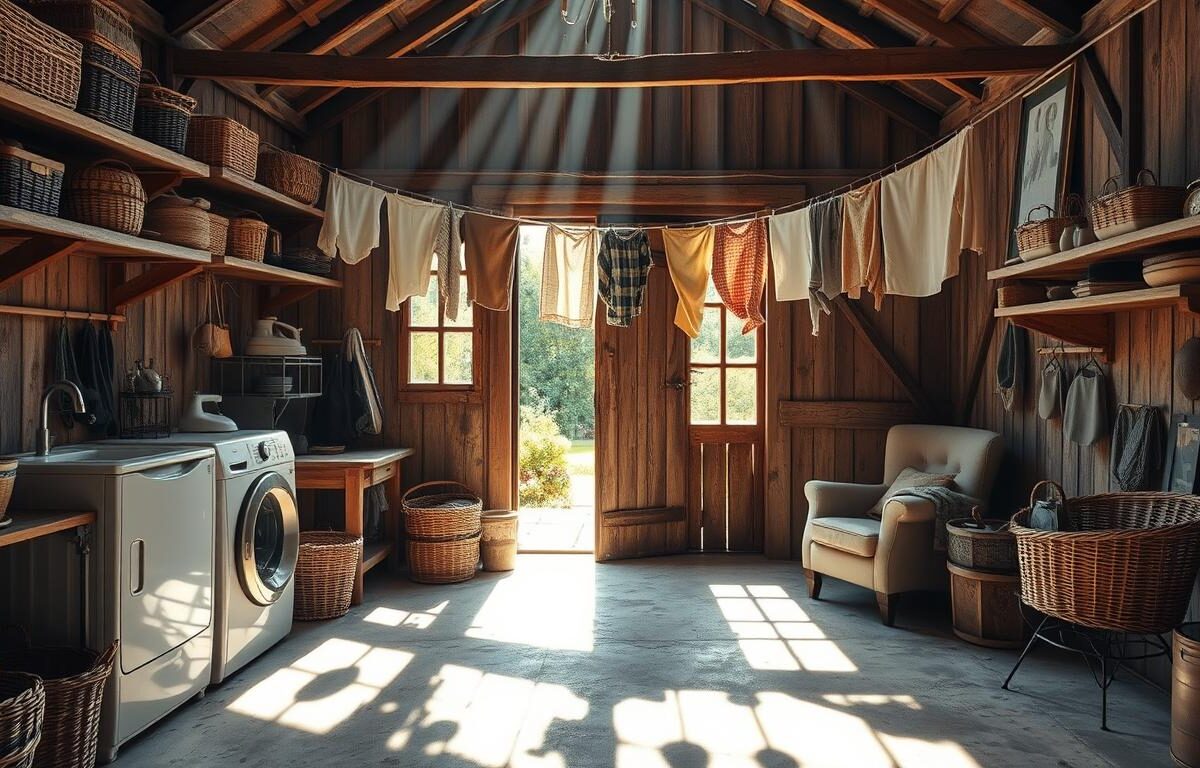Farmhouse Laundry Room Ideas for a Rustic Makeover