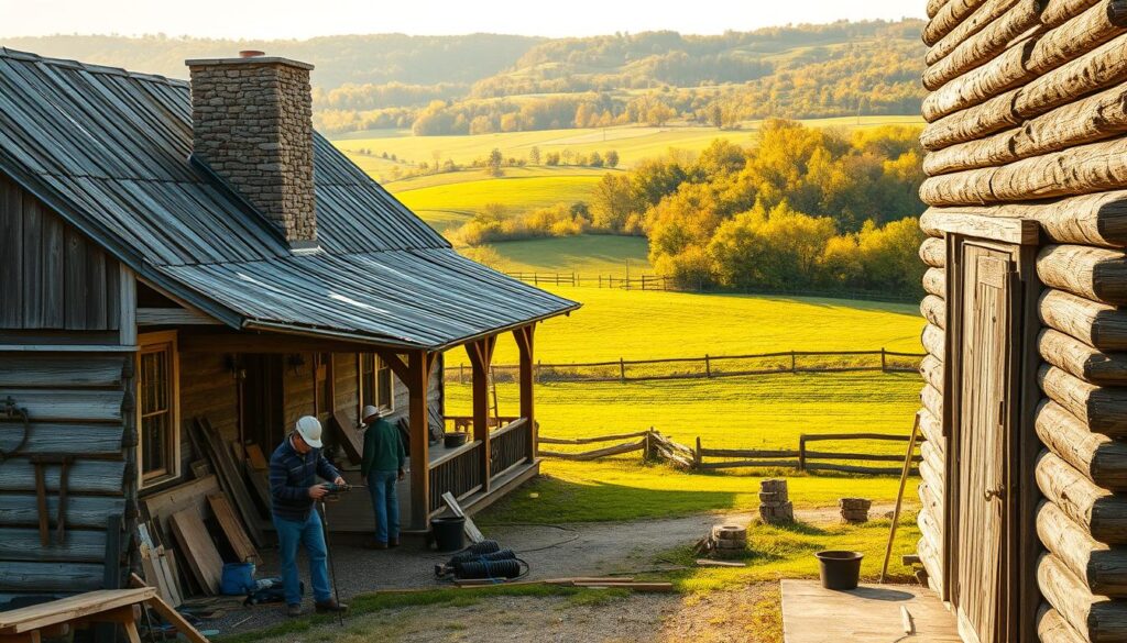farmhouse renovation process