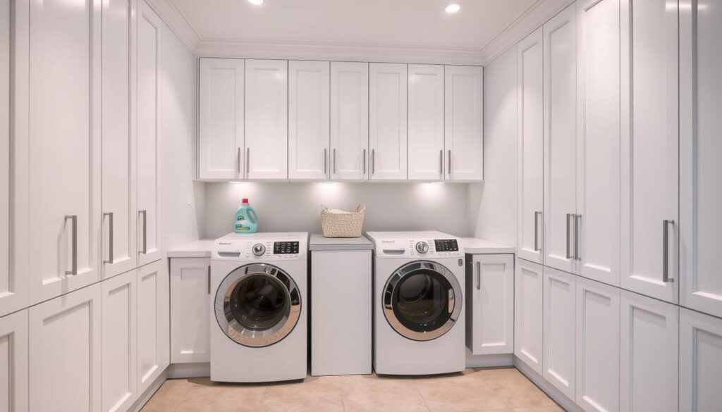 Organize Your Laundry with Laundry Room Cabinets
