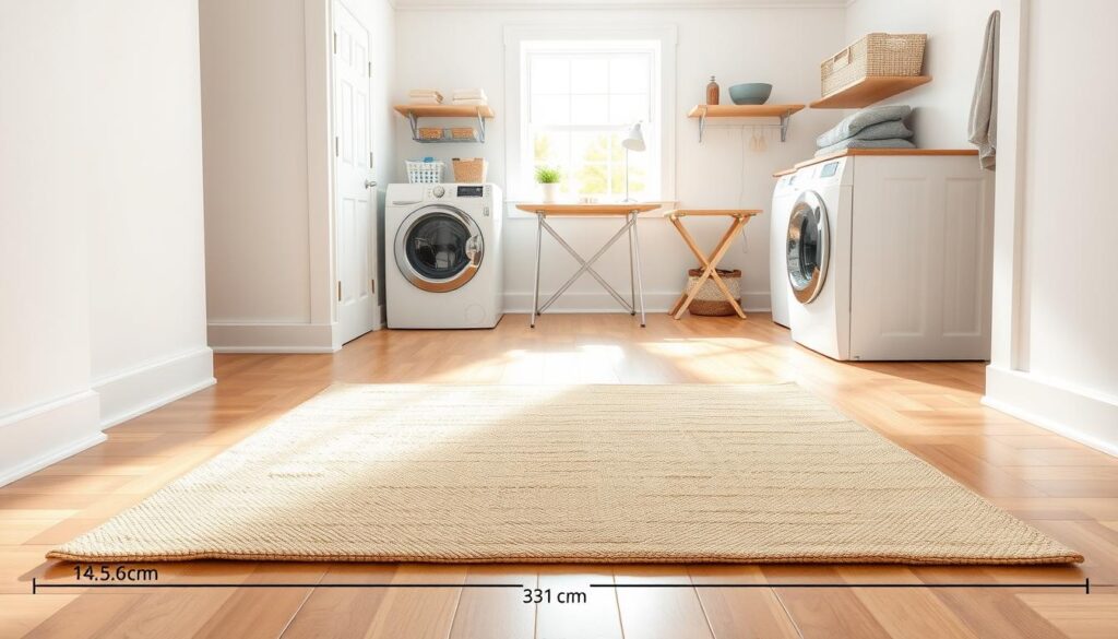 laundry room rug size guide