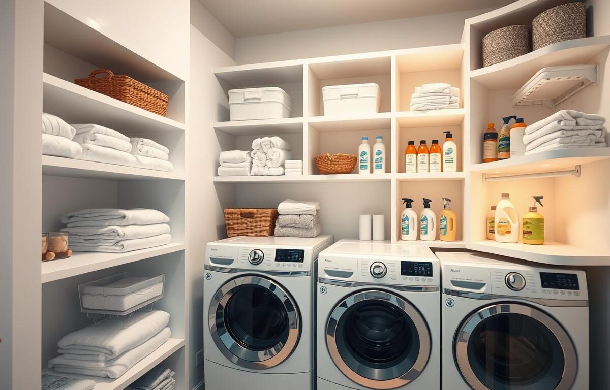 Laundry Room Shelving Solutions for Small Spaces