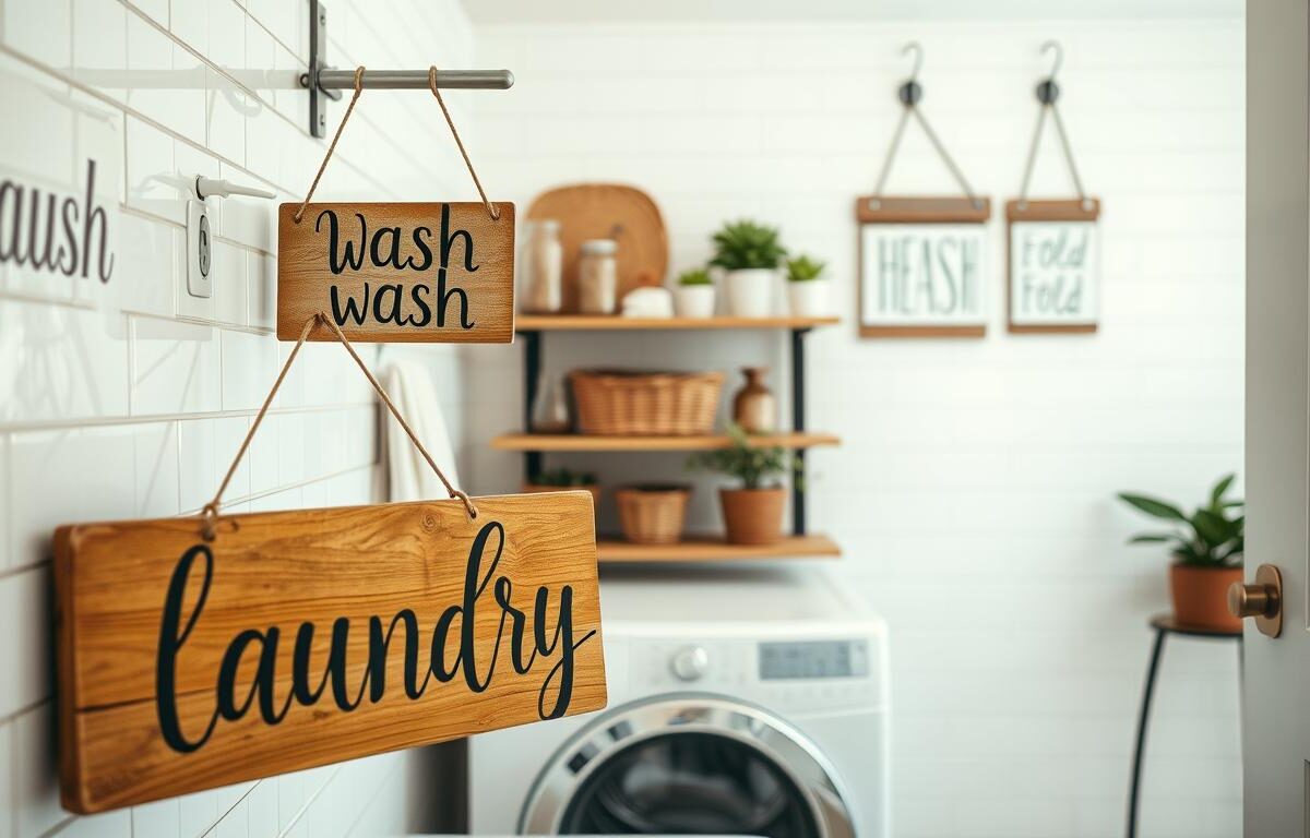 Laundry Room Signs: Unique Decor for Your Home