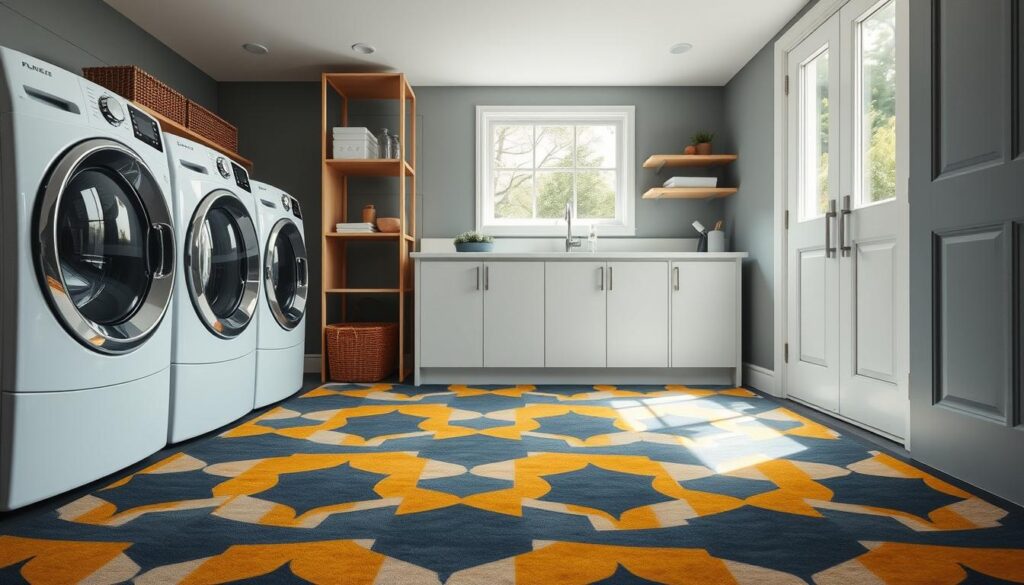 modern laundry room rug patterns