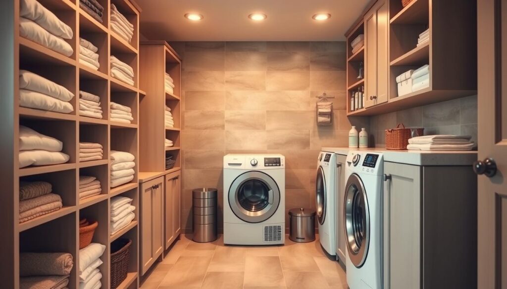 small laundry room storage ideas