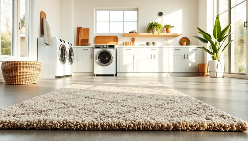 stylish laundry room decor rug