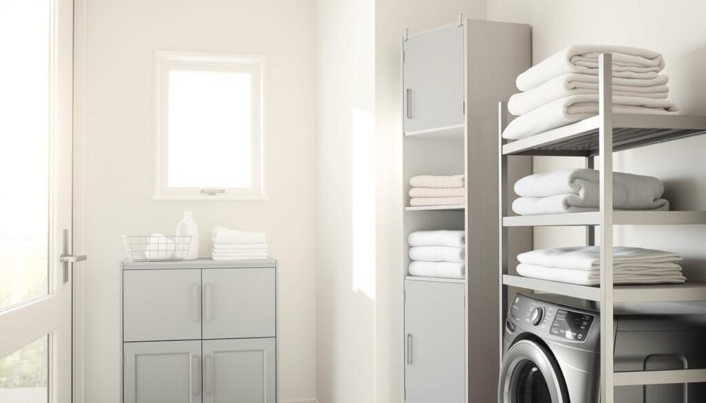 vertical laundry storage solutions