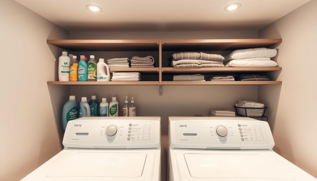 washer dryer counter setup